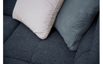 Canapé d'angle droit avec appuis-tête réglables 5 places BERGO