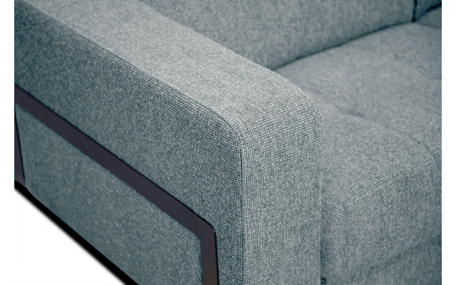 Canapé d'angle droit avec appuis-tête réglables 5 places BERGO