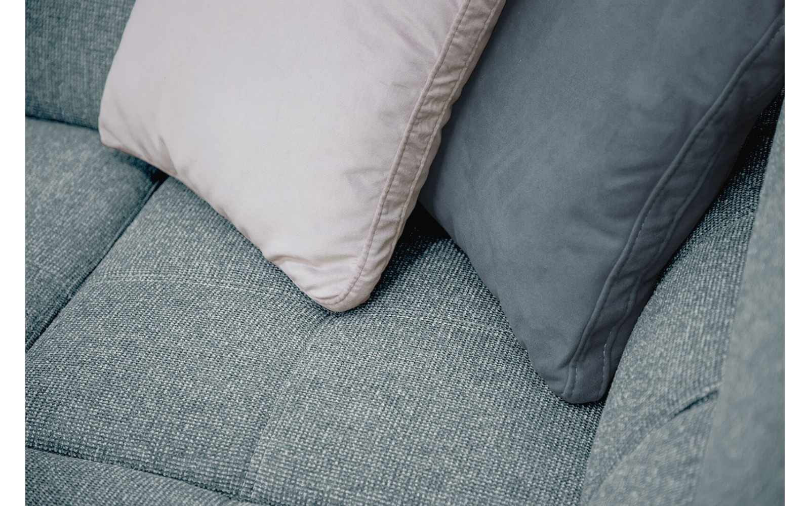 Canapé d'angle droit avec appuis-tête réglables 5 places BERGO