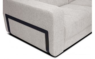 Canapé d'angle droit avec appuis-tête réglables 5 places BERGO