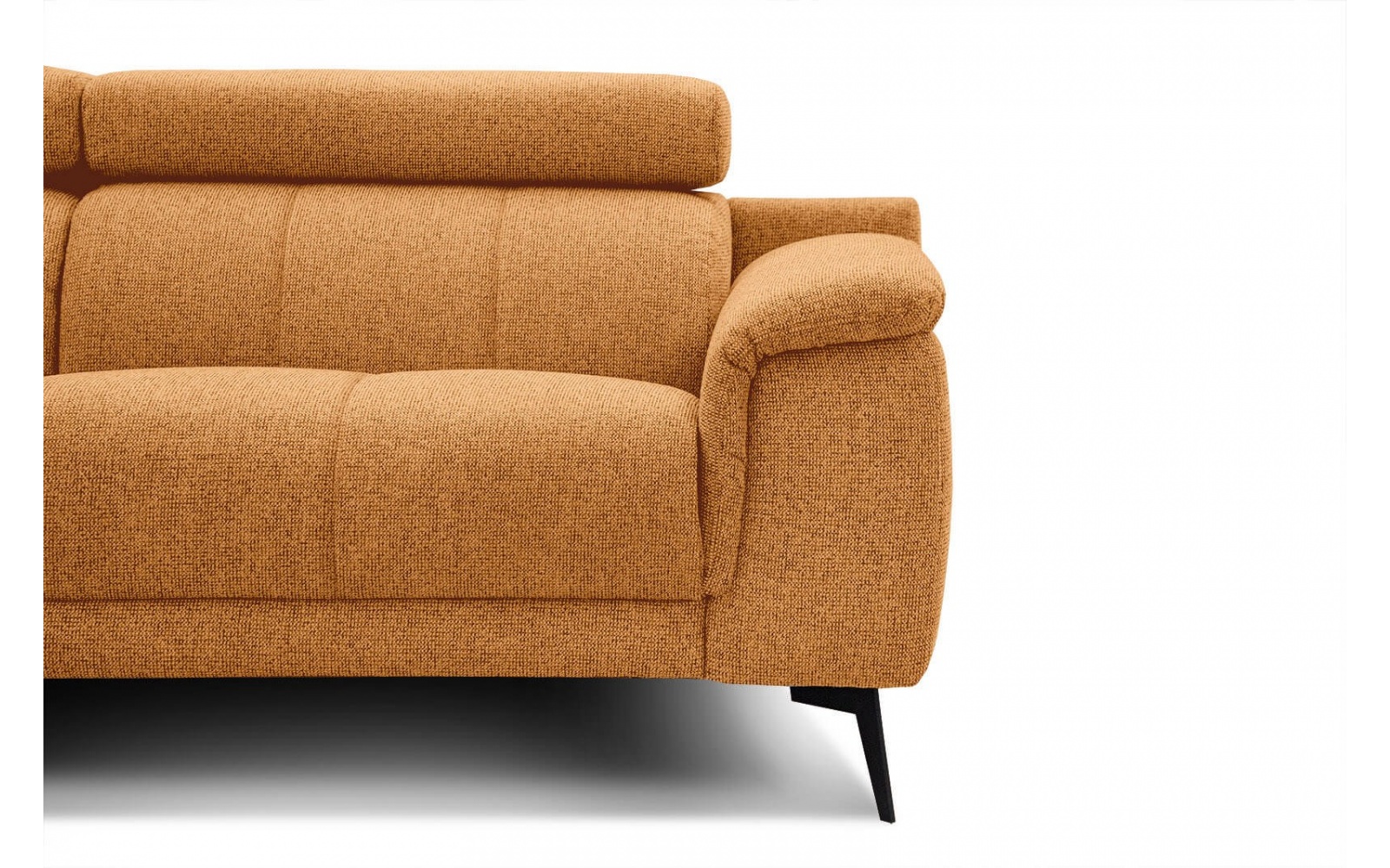 Canapé d'angle gauche avec appuis-tête réglables 5 places FIERO