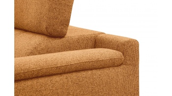 Canapé d'angle gauche avec appuis-tête réglables 5 places FIERO