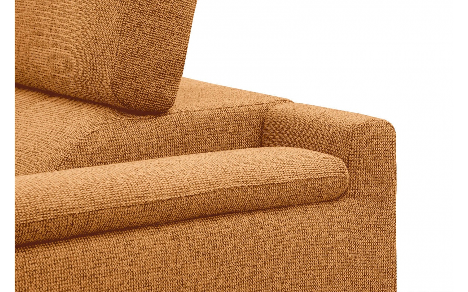 Canapé d'angle gauche avec appuis-tête réglables 5 places FIERO