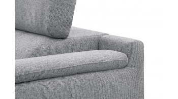 Canapé d'angle gauche avec appuis-tête réglables 5 places FIERO