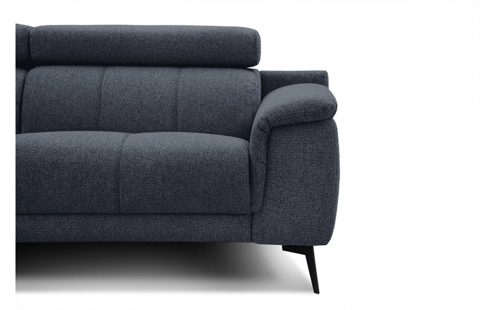 Canapé d'angle gauche avec appuis-tête réglables 5 places FIERO