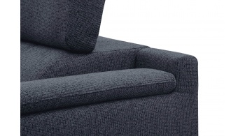 Canapé d'angle gauche avec appuis-tête réglables 5 places FIERO