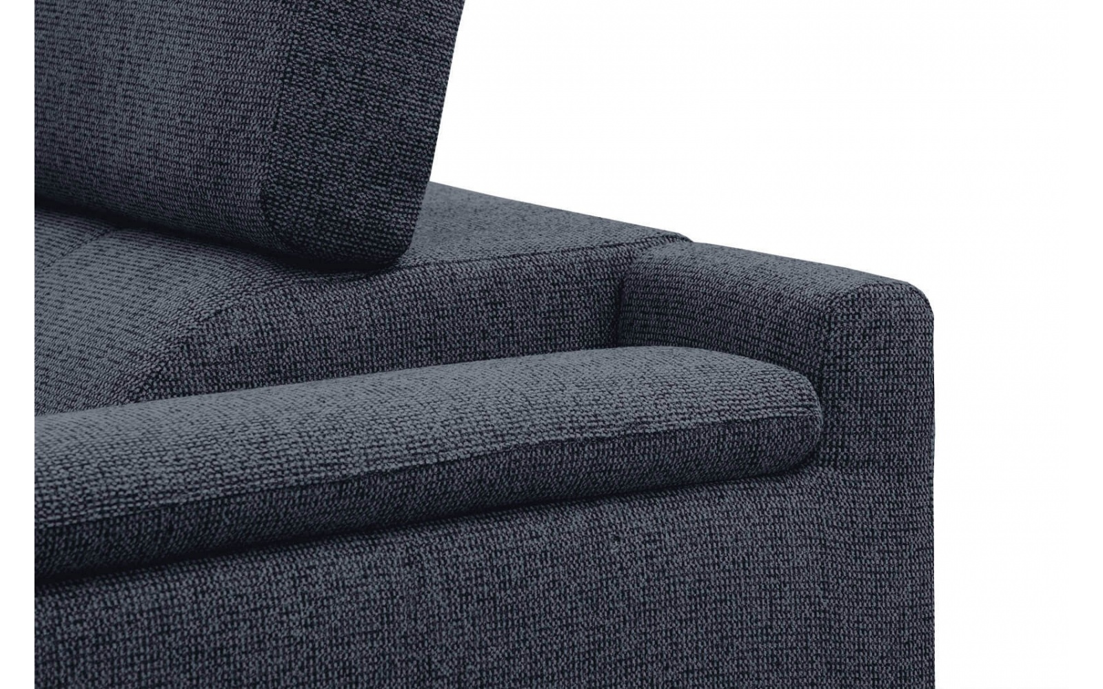 Canapé d'angle gauche avec appuis-tête réglables 5 places FIERO