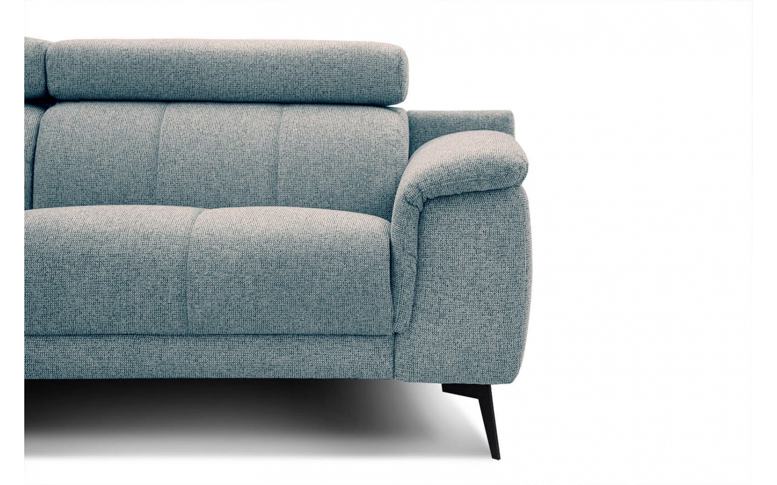 Canapé d'angle gauche avec appuis-tête réglables 5 places FIERO