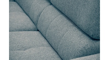 Canapé d'angle gauche avec appuis-tête réglables 5 places FIERO