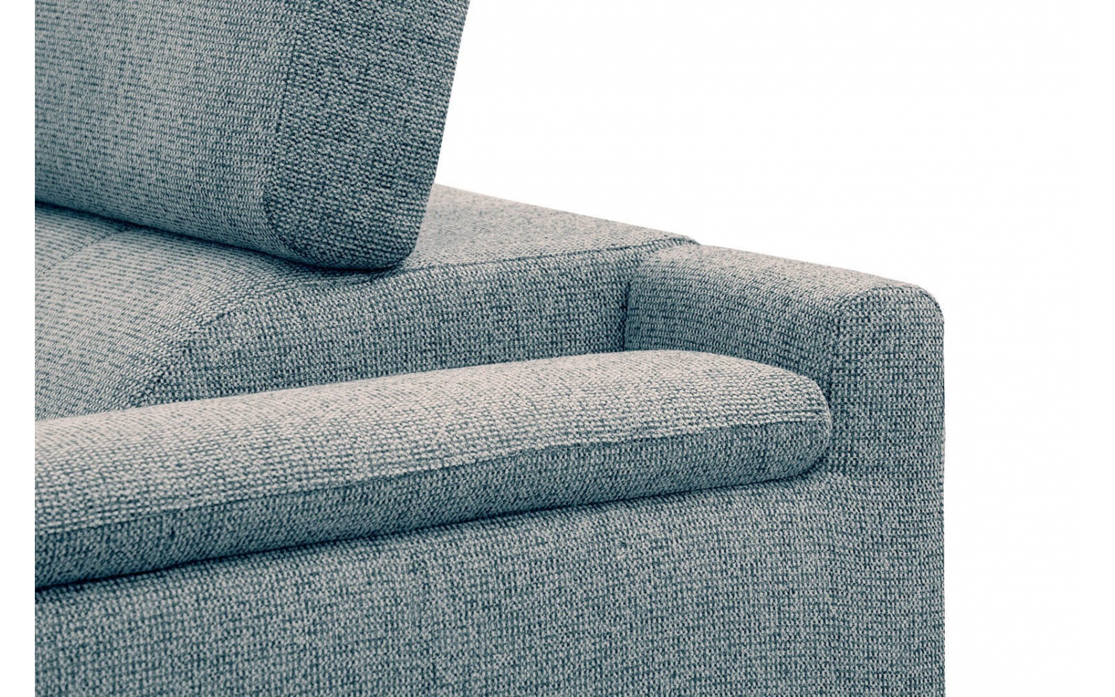 Canapé d'angle gauche avec appuis-tête réglables 5 places FIERO