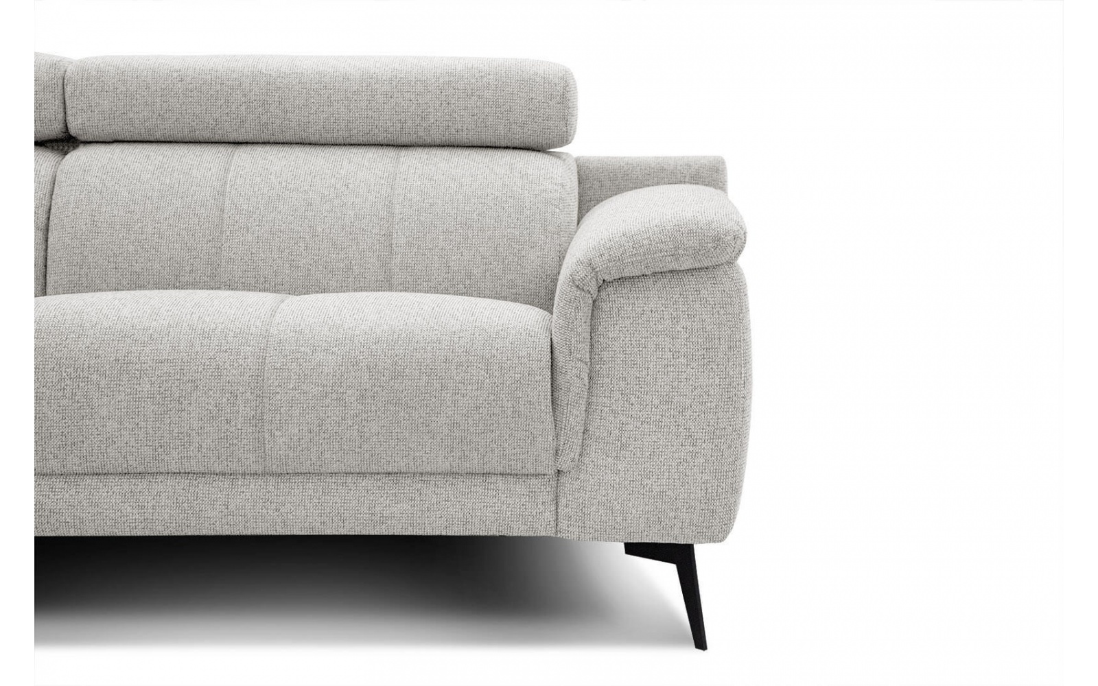 Canapé d'angle gauche avec appuis-tête réglables 5 places FIERO