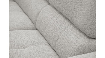 Canapé d'angle gauche avec appuis-tête réglables 5 places FIERO