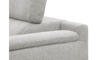 Canapé d'angle gauche avec appuis-tête réglables 5 places FIERO