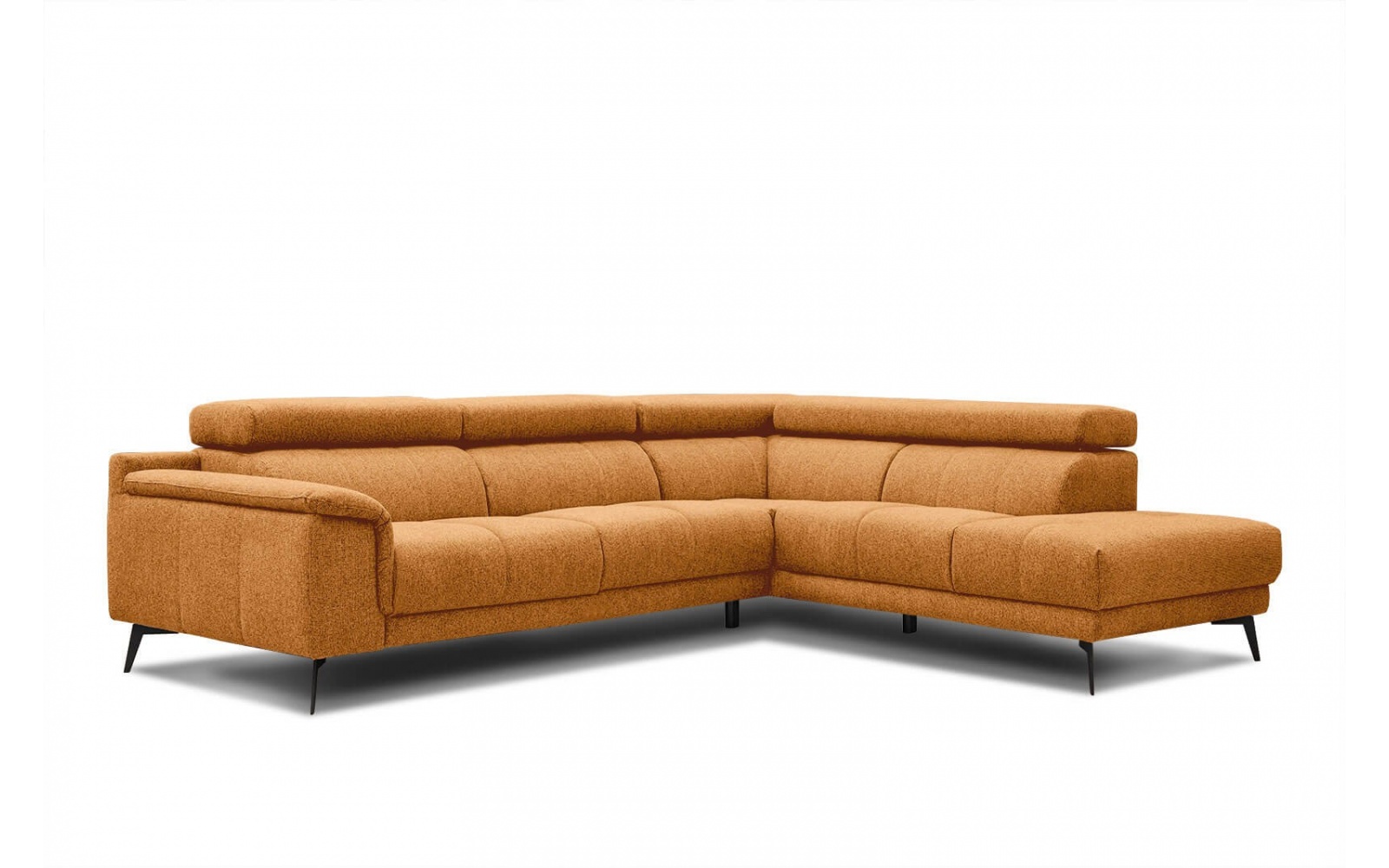 Canapé d'angle droit avec appuis-tête réglables 5 places FIERO