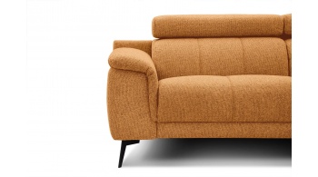 Canapé d'angle droit avec appuis-tête réglables 5 places FIERO