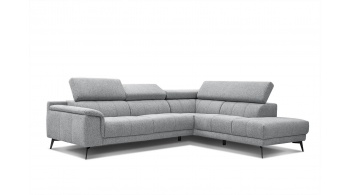 Canapé d'angle droit avec appuis-tête réglables 5 places FIERO