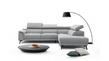 Canapé d'angle droit avec appuis-tête réglables 5 places FIERO