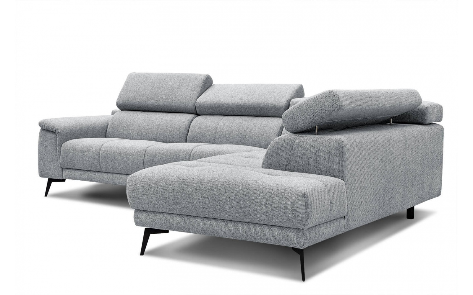 Canapé d'angle droit avec appuis-tête réglables 5 places FIERO