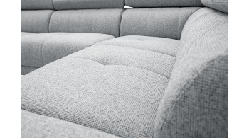 Canapé d'angle droit avec appuis-tête réglables 5 places FIERO