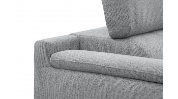 Canapé d'angle droit avec appuis-tête réglables 5 places FIERO