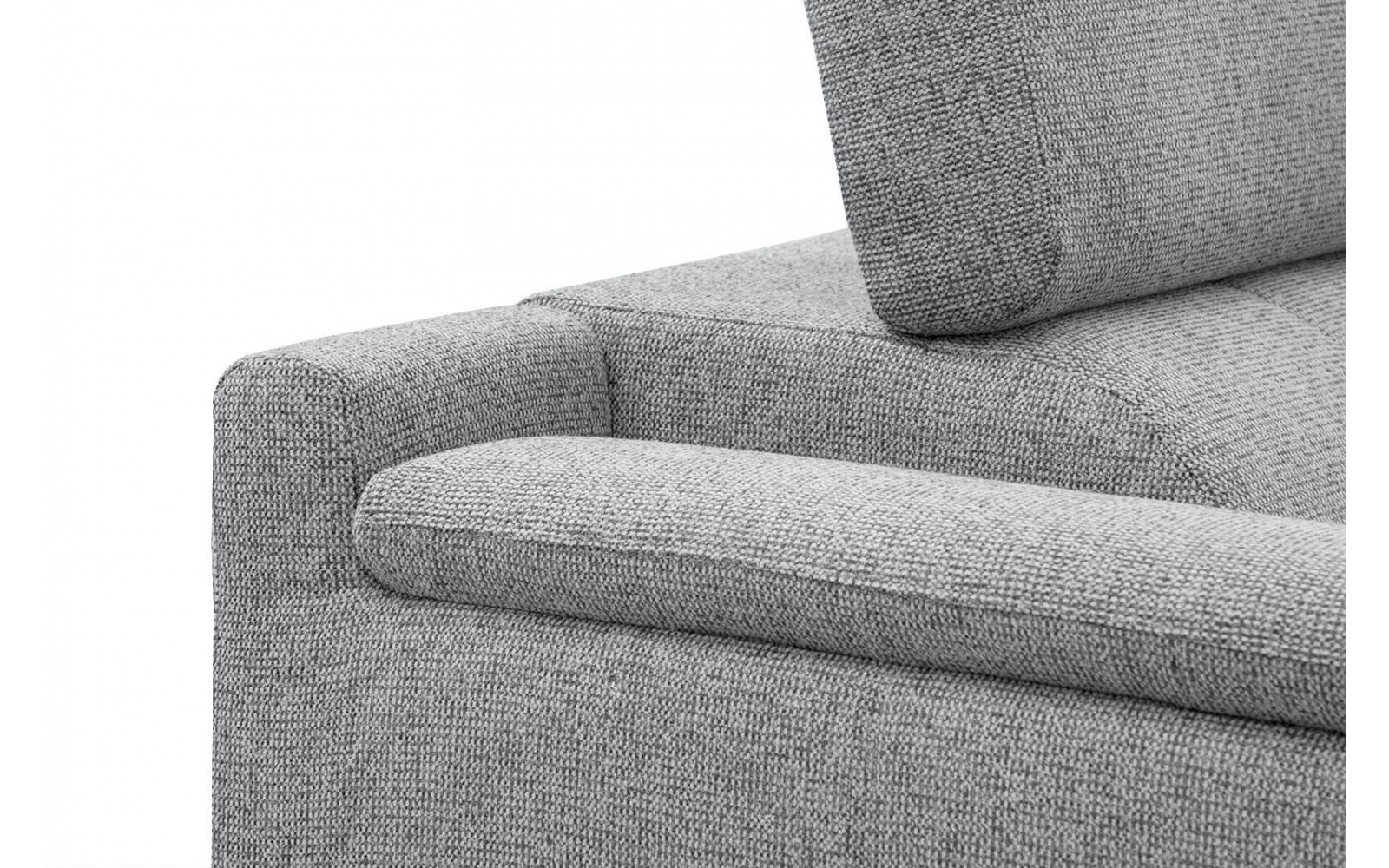 Canapé d'angle droit avec appuis-tête réglables 5 places FIERO