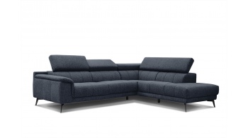 Canapé d'angle droit avec appuis-tête réglables 5 places FIERO
