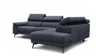 Canapé d'angle droit avec appuis-tête réglables 5 places FIERO
