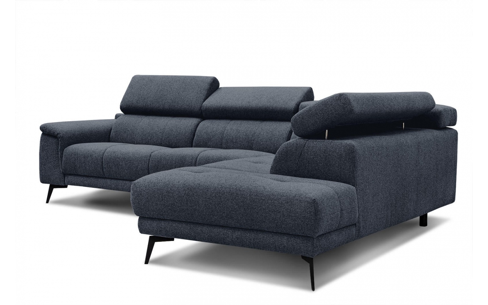 Canapé d'angle droit avec appuis-tête réglables 5 places FIERO