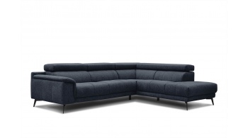 Canapé d'angle droit avec appuis-tête réglables 5 places FIERO