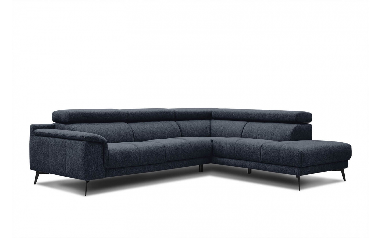 Canapé d'angle droit avec appuis-tête réglables 5 places FIERO