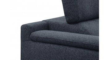 Canapé d'angle droit avec appuis-tête réglables 5 places FIERO