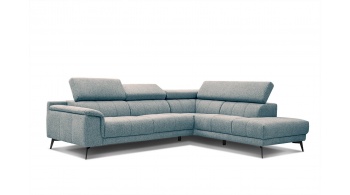 Canapé d'angle droit avec appuis-tête réglables 5 places FIERO