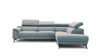 Canapé d'angle droit avec appuis-tête réglables 5 places FIERO