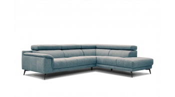 Canapé d'angle droit avec appuis-tête réglables 5 places FIERO