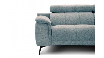 Canapé d'angle droit avec appuis-tête réglables 5 places FIERO