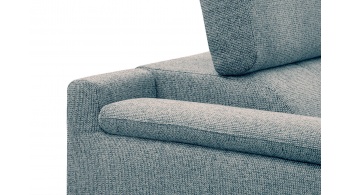 Canapé d'angle droit avec appuis-tête réglables 5 places FIERO