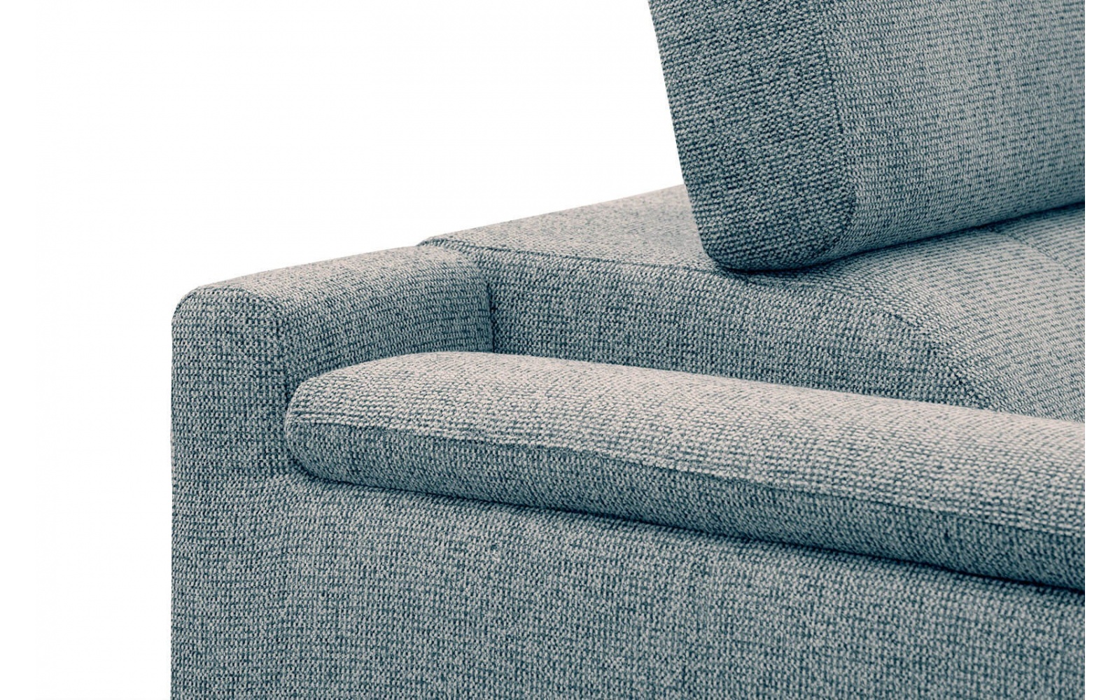 Canapé d'angle droit avec appuis-tête réglables 5 places FIERO