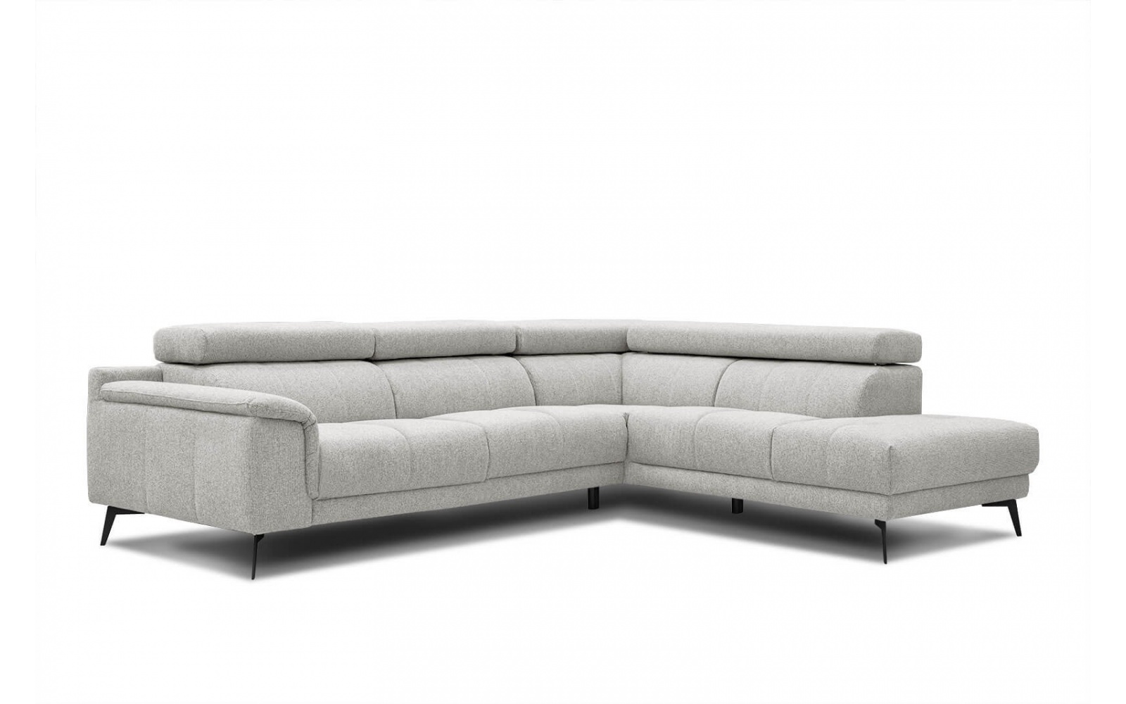 Canapé d'angle droit avec appuis-tête réglables 5 places FIERO