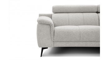 Canapé d'angle droit avec appuis-tête réglables 5 places FIERO