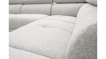 Canapé d'angle droit avec appuis-tête réglables 5 places FIERO