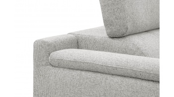 Canapé d'angle droit avec appuis-tête réglables 5 places FIERO