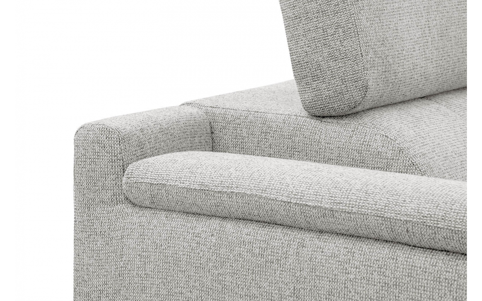 Canapé d'angle droit avec appuis-tête réglables 5 places FIERO