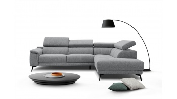 Canapé d'angle droit avec appuis-tête réglables 5 places FIERO