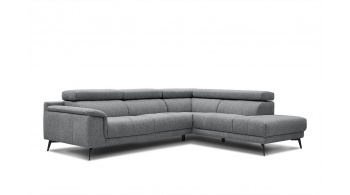 Canapé d'angle droit avec appuis-tête réglables 5 places FIERO