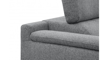 Canapé d'angle droit avec appuis-tête réglables 5 places FIERO