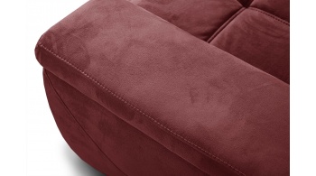 Canapé d'angle gauche avec appuis-tête réglables 5 places KELTE