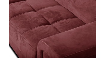 Canapé d'angle gauche avec appuis-tête réglables 5 places KELTE