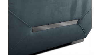 Canapé d'angle gauche avec appuis-tête réglables 5 places KELTE