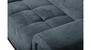 Canapé d'angle gauche avec appuis-tête réglables 5 places KELTE