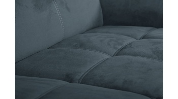 Canapé d'angle gauche avec appuis-tête réglables 5 places KELTE